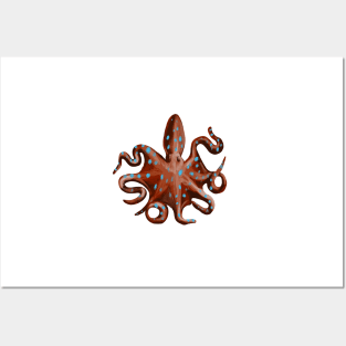 Ancient Octopus Posters and Art